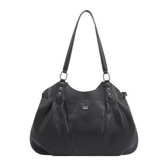 Dents Womens Eloris Leather Shoulder Bag - Black - One Size