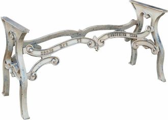Biscottini International Biscottini - Garden table leg base Solid iron and cast iron structure, ideal for indoors and outdoors. Stone, marble, glass, wood tops
