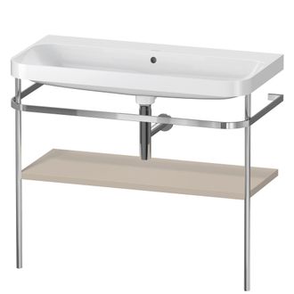 Duravit Set C-bonded Duravit Happy D.2 Plus Con Soporte Met&aacute;lico
