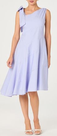 ASTR the Label Azriel Asymmetric A-Line Dress in Blue at Nordstrom, Size X-Small