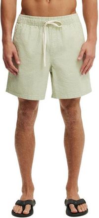 Cotton On Mens Easy Short in Jade Stripe Seersucker at Nordstrom, Size X-Large