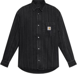 Carhartt Work in Progress Denim shirt Rylan - Heren - Spijkeroverhemden - Zwart - XL - Denim - Overhemden