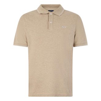 Paul & Shark Cotton Polo - male - Paul & Shark - Polo Shirts - Beige - 4XL - Tops