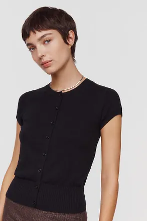 Maeve Coco Short Sleeve Cardigan