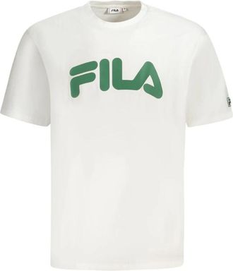 Fila Cotton T-Shirt - Heren - T-shirts - Wit - 2XL - Katoen - Tops