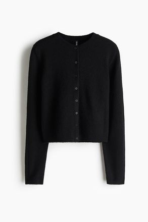 H&M Feinstrick-Cardigan - Schwarz