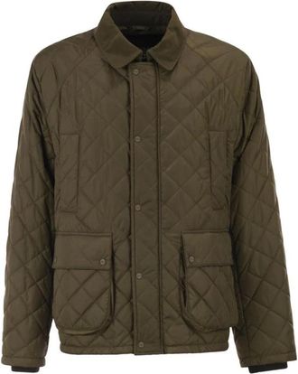 Herno Quilted Jacket - Heren - Winterjassen - Groen - S - Katoen - Jassen