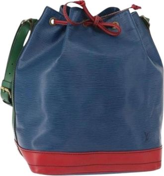 Louis Vuitton Pre-owned Bucket Bags, female, Blue, Size: ONE SIZE Pre-owned Leather louis-vuitton-bags
