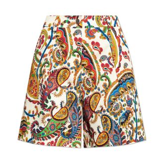 Etro Dames, Korte broeken, Veelkleurig, Maat: XS Katoen