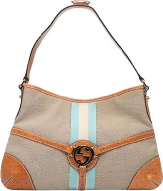 Gucci Pre-owned Shoulder Bags, female, Multicolor, Size: ONE SIZE Pre-owned Vintage Shoulder Bag
