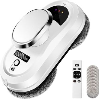 OEM Robot Limpiacristales De 5600 Pa, Autom&aacute;tico, Con Mando A Distancia, 3 Modos De Limpieza, Detecci&oacute;n De Bordes Y 10 Pa&ntilde;os De Limpieza (sin Dep&oacute;sito De 