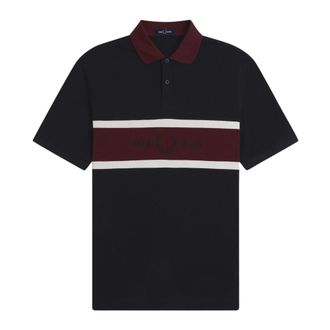 Fred Perry Polo Shirts, male, Black, Size: XL Fred Perry T-shirts and Polos Black