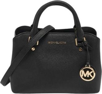 Michael Kors Pre-owned Leren Handtas - Dames - Vintage Handtas - Zwart - ONE Size - Leer - Vintage