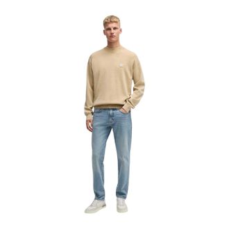 HUGO BOSS Herenjeans met 5 zakken, regular fit (Helder Blauw)