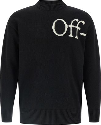 Off-white Bookish Shared Knit Maglioni Bianco/Nero-Donna