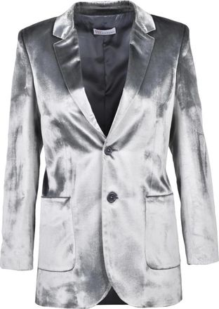 Red Valentino rode jas - Dames - Blazers - Grijs - 2XS - Jassen