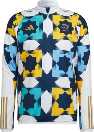 adidas Algeria Training Top Asia Sizing White Navy Yellow HF1461