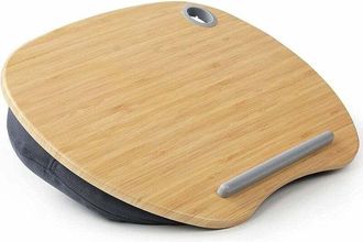 OEM Soporte Para Ordenador Port&aacute;til - Plataforma De Bamb&uacute; - Base Acolchada Convertible En Almohada - Uso Multifuncional - 1 Unidad