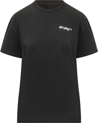 Off-white Black Logo Crew Neck T-Shirt