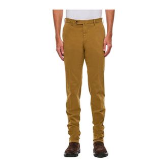 Pantaloni Torino Chinos, male, Beige, 3XL, Slim Fit Cotton Twill Trousers