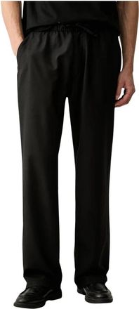 Michael Kors Rechte broek - Heren - Straight fit broeken - Zwart - L - Wol - Broeken