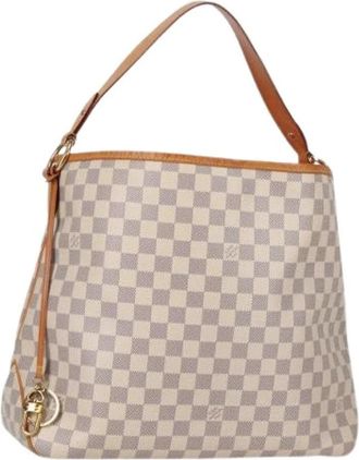 Louis Vuitton Pre-owned Canvas Schoudertas - Dames - Vintage Schoudertas - Wit - ONE Size - Vintage