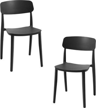 Regalos Miguel Regalos Miguel - Packs Sillas Jard&iacute;n - Pack 2 Sillas Bri - Negro