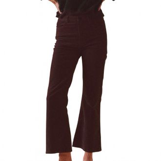 The Great. Kick Boot Corduroy Jeans In Slate