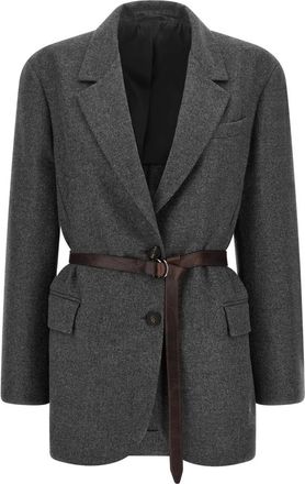 Brunello Cucinelli Mujer, Chaquetas, Gris, Talla: XS
