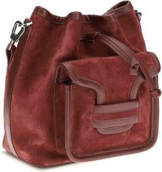 Pierre Hardy Womens Bordeaux Calf Leather Bos Taurus Backet Bag