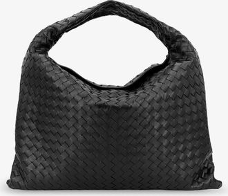 Bottega Veneta Borsa a spalla Hop Hobo in pelle con motivo Intreccio - BOTTEGA VENETA - gender_Woman