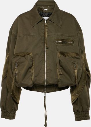 Blumarine Denim bomber jacket