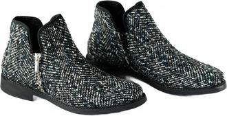 Eric Michael Womens Tyra Ankle Boot In Black Belgium