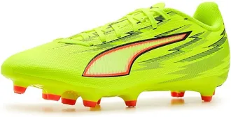 Puma Ultra 6 Play Firm, Artificial Ground Soccer Cleats Mens Soccer Shoes Yellow Alert/Black/Glowing Red/Lime Squeeze : 11.5 D - Medium