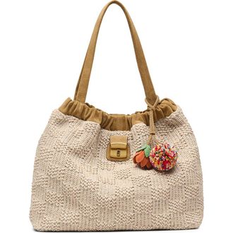 Marc Jacobs The Summer Woven Cristina Tote in Natural at Nordstrom