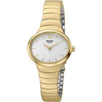 Boccia Elegant horloge - Dames - Accessoires - Geel - Maat: ONE Size