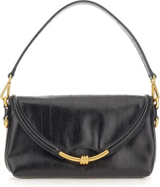 Gianni Chiarini Bea Schoudertas - Dames - Handtassen - Zwart - ONE Size - Leer - Tassen