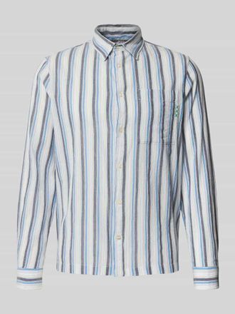 Scotch & Soda Freizeithemd mit Knopfleiste in Lavender, Gr&ouml;&szlig;e XXL