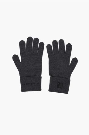 Givenchy Wool Gloves with Logo size Unica