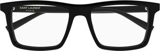 Saint Laurent Glasses, male, Black, Size: 56 MM Eyeglasses