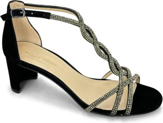 Pelle Moda Womens Vae T-Strap Sandals In Black