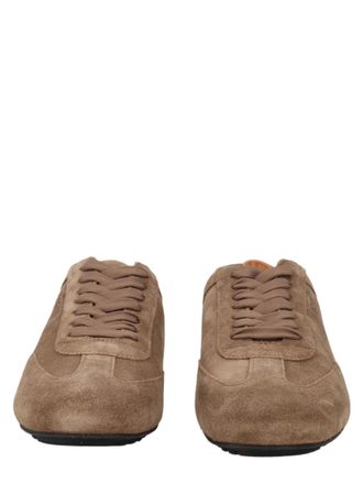 BOSS Noel Low-Top Rounded Toe Suede Sneakers