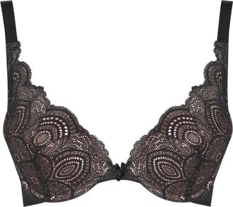 Wonderbra Dames/Dames Floral Lace Bra (Zwart)