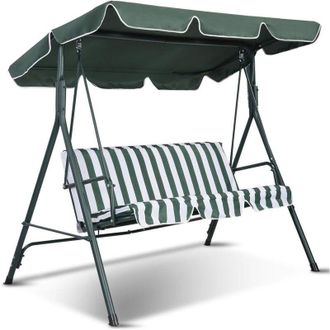OEM Toldo De Repuesto Para Columpio De Jard&iacute;n De 191x132 Cm - Tejido Oxford Impermeable 600d - Protecci&oacute;n Uv - Ancho Del Ala: 12 Cm -crezuo