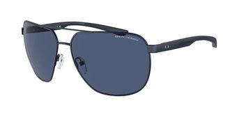 A|X Armani Exchange AX2047S 609980 Mens Sunglasses Blue Size 63