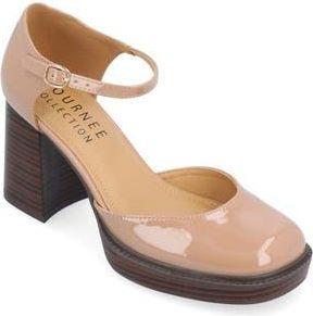 Journee Collection Sophilynn Pump in Nude at Nordstrom Rack, Size 10