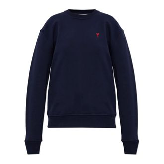 Ami Sweatshirts, female, Blue, Size: 2XS Ami de Coeur Sweatshirt