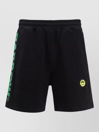 Barrow cotton bermuda shorts stitched profiles pockets