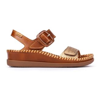 Pikolinos Cadaques - Dames - Sleehakken - Bruin - 38 EU - Leer - Schoenen