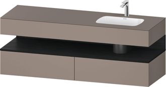 Duravit Qatego Lavabo Encastrado Con Base De Lavabo Consola, - Duravit